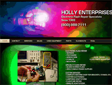 Tablet Screenshot of hollyflash.com